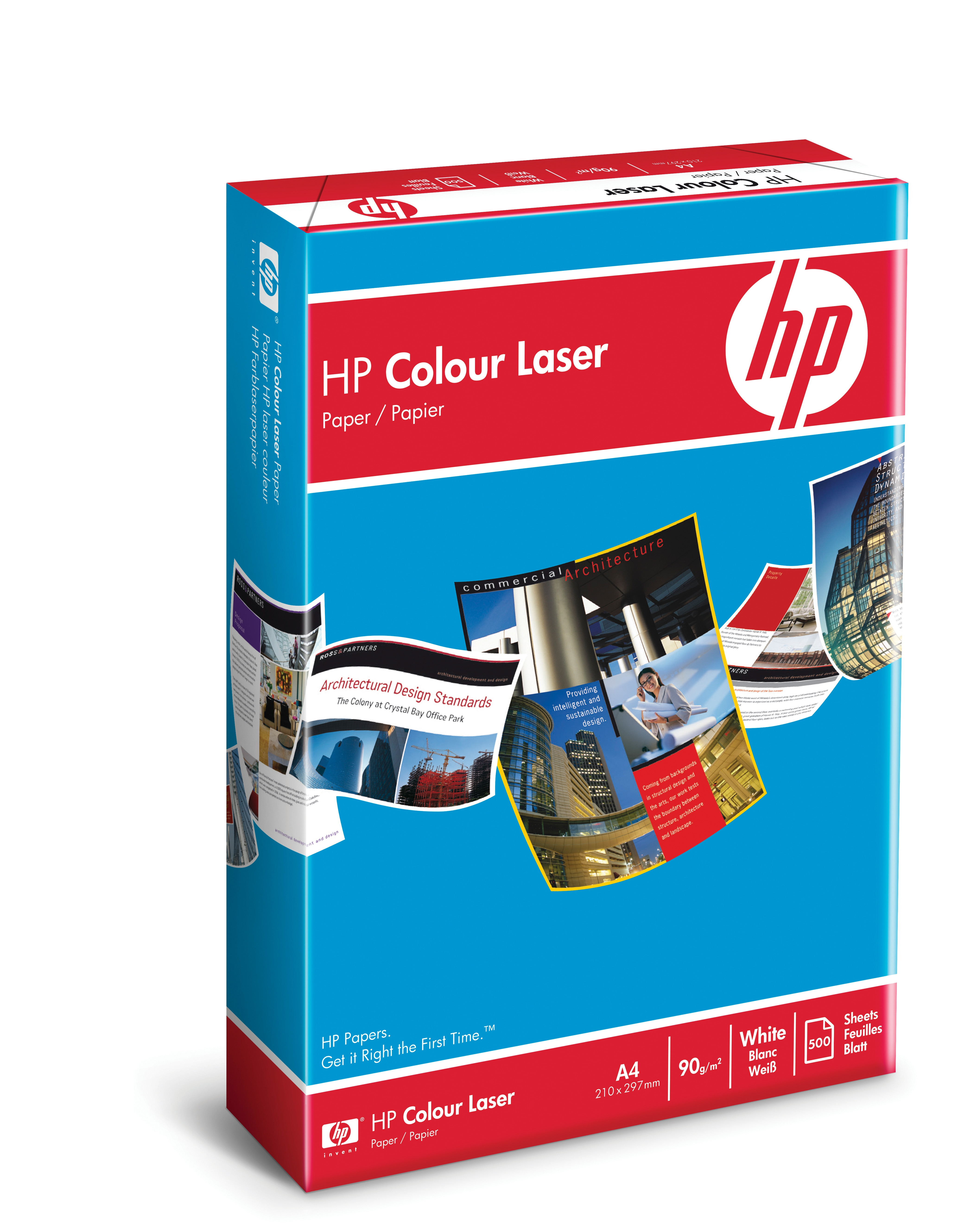 HP Color Laser Paper 90 gsm500 sht/A4/210 x 297 mm printing paper A4