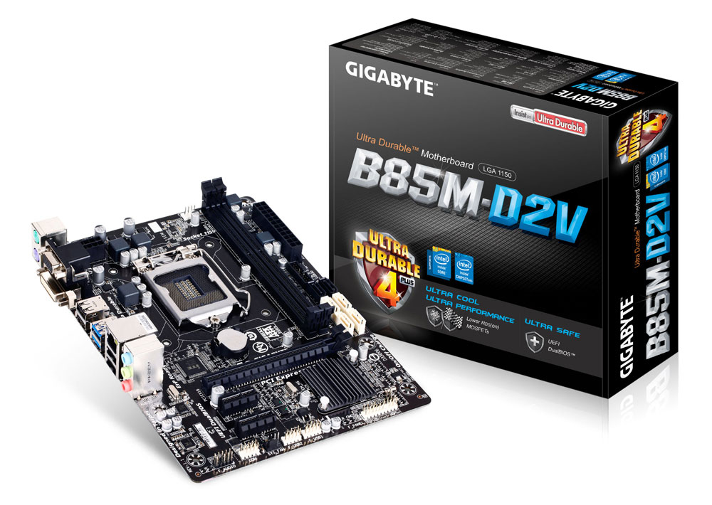 Gigabyte ga b85m d2v какие процессоры поддерживает