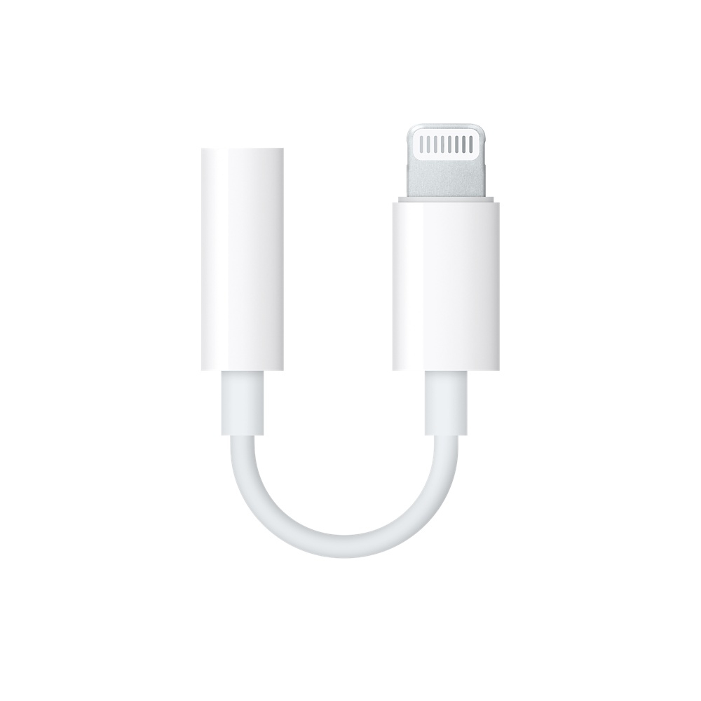 Apple Lightning to  mm Headphone Jack Adapter Lightning til hovedtelefon  jackstikadapter