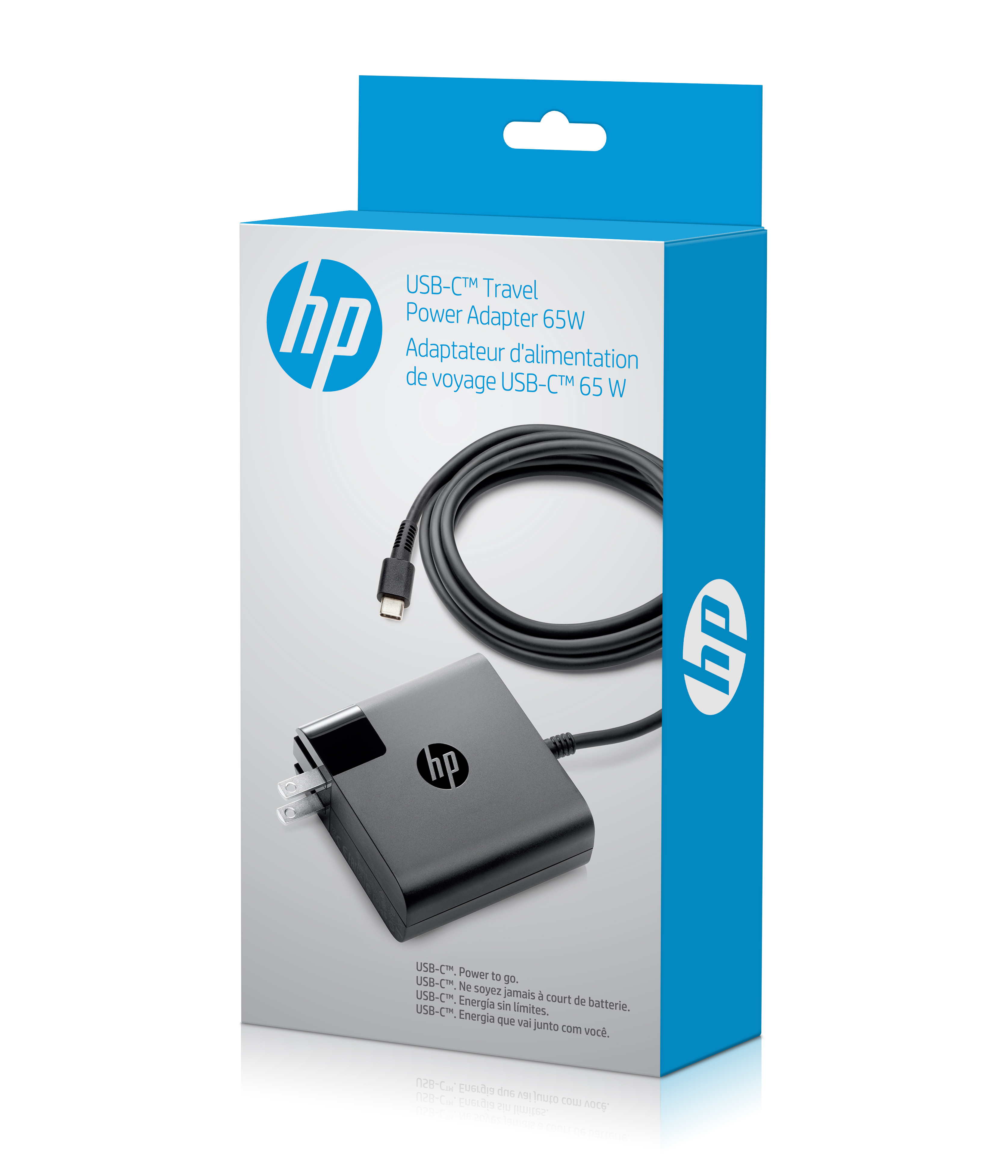 Hp Usb C Travel 65w Power Adapterinverter Indoor Black 4597