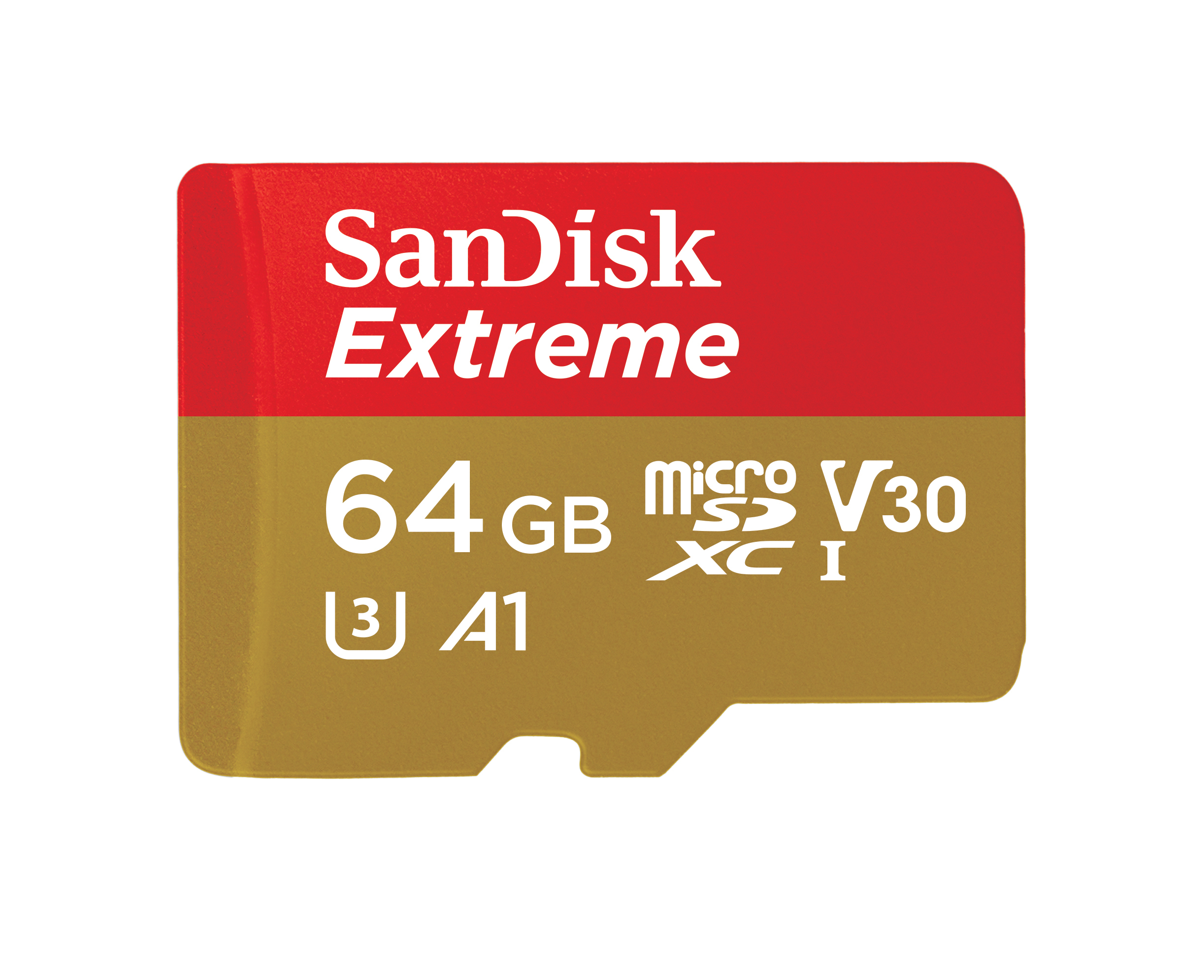 Sandisk Extreme memory card 64 GB MicroSDXC Class 10 UHSI