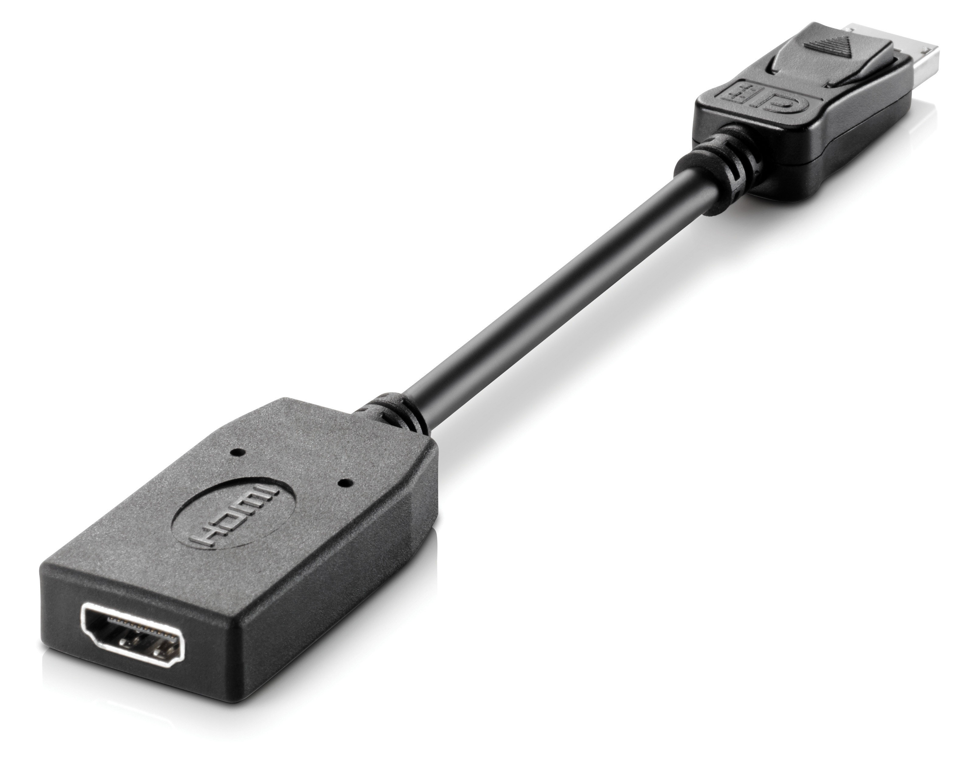 HP DisplayPort to HDMI Adapter HP DisplayPort Black