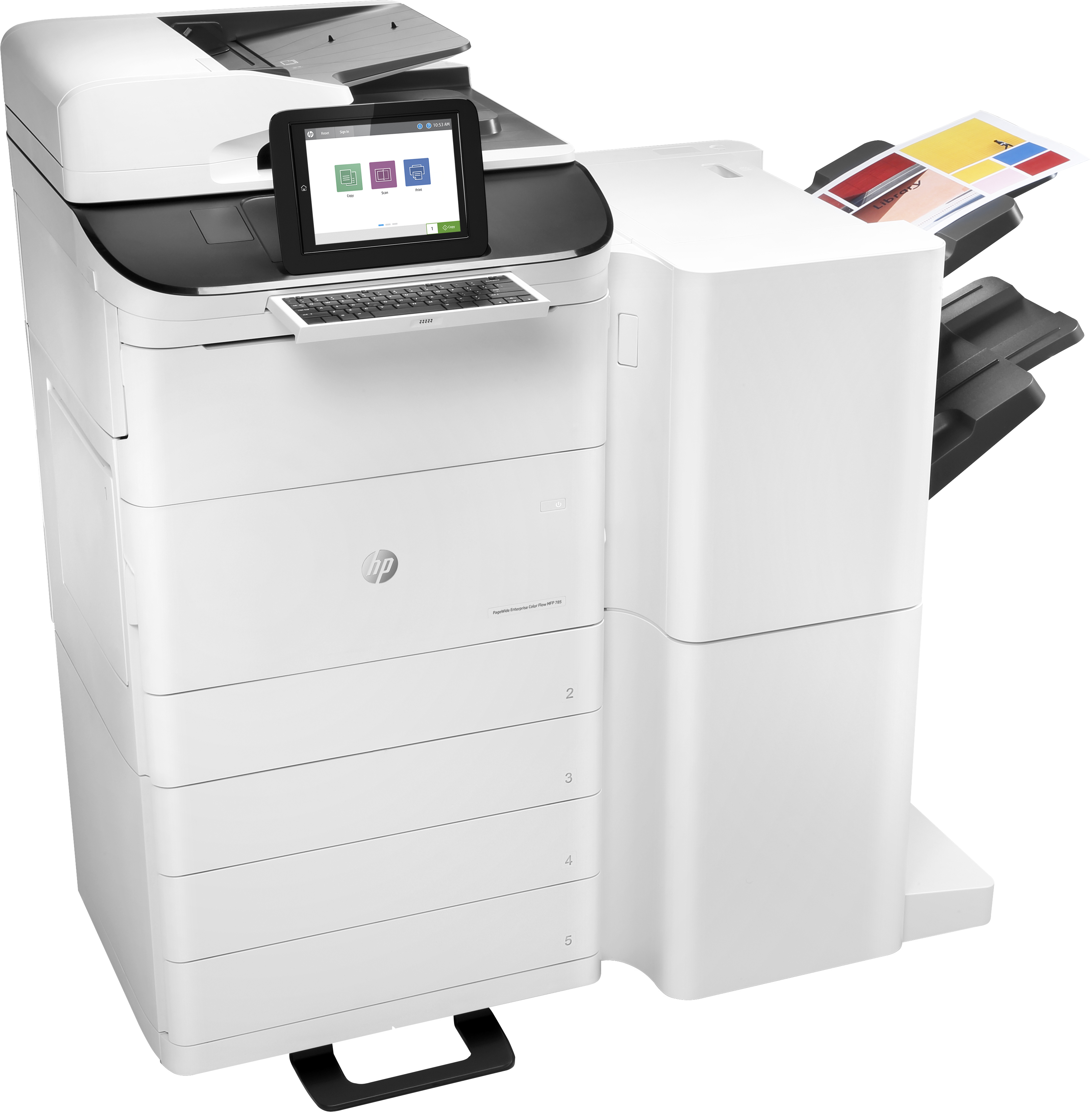 HP PageWide Enterprise Color Flow MFP 785zs - Print: Up to 55 ppm black and colour in 