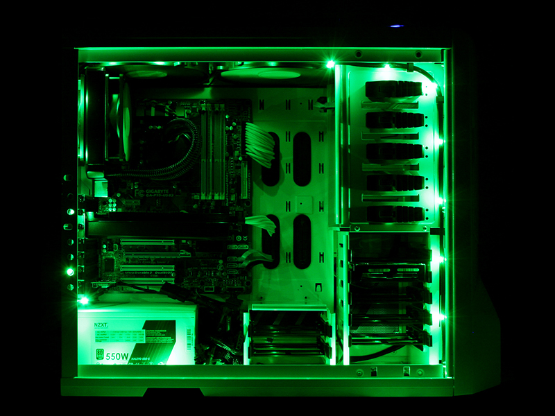 NZXT CBLED20GR computer case part Universal Computer case light kit