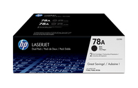 HP 2x Toner CE278A black HV LaserJet Pro P1566 P1606 M1536