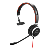 Jabra Evolve 40 Headset Wired Head-band Office/Call center Black
