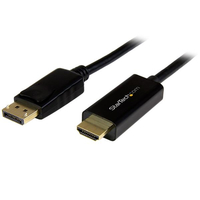 STARTECH.COM DP2HDMM5MB DisplayPort to HDMI Converter Cable - 15 ft (5m) - 4K