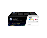 HP Originale 131A LaserJet-tonerpatroner, cyan/magenta/gul, 3-pak