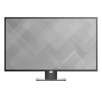 DELL P4317Q 108 cm (42.5") 3840 x 2160 pixels 4K Ultra HD LCD Black, Grey, Silver