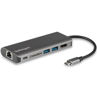 STARTECH.COM USB-C Multiport Adapter w/ SD Slot - PD - 4K HDMI GbE - USB-A