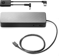 HP USB-C Universal Dock with 4.5 mm and USB Dock Adapter