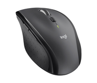 Logitech M705 - Mus - højrehåndet - laser - trådløs - 2.4 GHz - trådløs modtager (USB) - grå