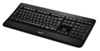 Logitech Wireless Illuminated K800 keyboard RF Wireless QWERTY Nordic Black