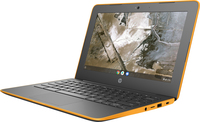 HP Chromebook 11A G6 EE Grey,Orange 29.5 cm (11.6") 1366 x 768 pixels AMD A4 4 GB DDR4-SDRAM 32 GB eMMC Wi-Fi 5 (802.11ac) Chrome OS