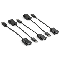 StarTech.com DisplayPort to VGA Adapter - 1920x1200 - 5 Pack - Videoschnittstellen-Converter - DisplayPort / VGA - DisplayPort (M) bis HD-15 (VGA) (W) - 10 cm - Schwarz - 1080p-Unterstützung (Packung mit 5)