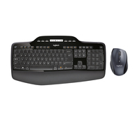 Logitech 920-002443 keyboard Mouse included Universal RF Wireless QWERTY Nordic Black