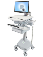 ERGOTRON styleview cart LDC arm 1 drawer LIFE powered