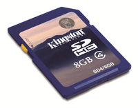 Kingston Technology SD4/8GB memory card SDHC Class 4