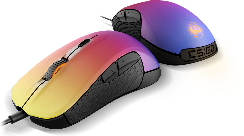 Steelseries Rival 300 CS:GO Fade Edition Gaming mouse Right-hand USB ...